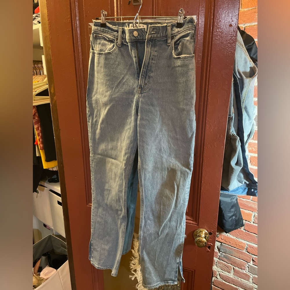 Abercrombie & Fitch Classic Blue Straight Leg Jeans